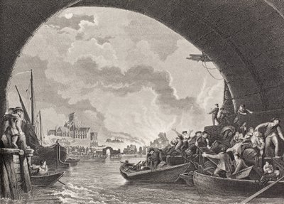 The Great Fire of London, 1666, fra 